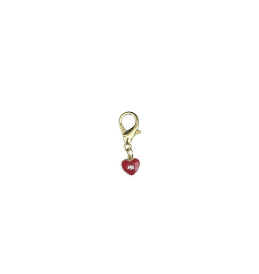 Red Heart Shoe Charm