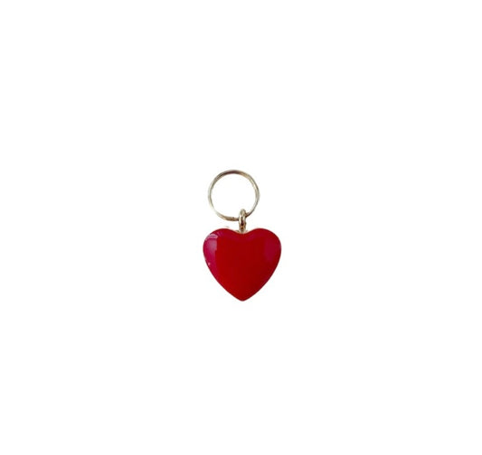 Red Heart Dog Charm