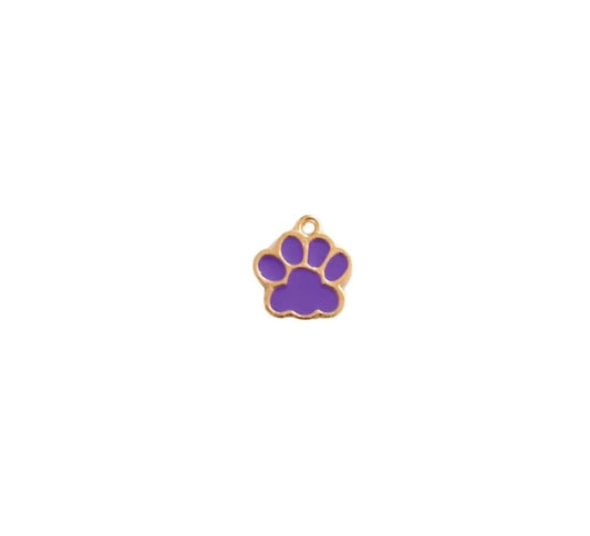 Purple Paw Charm