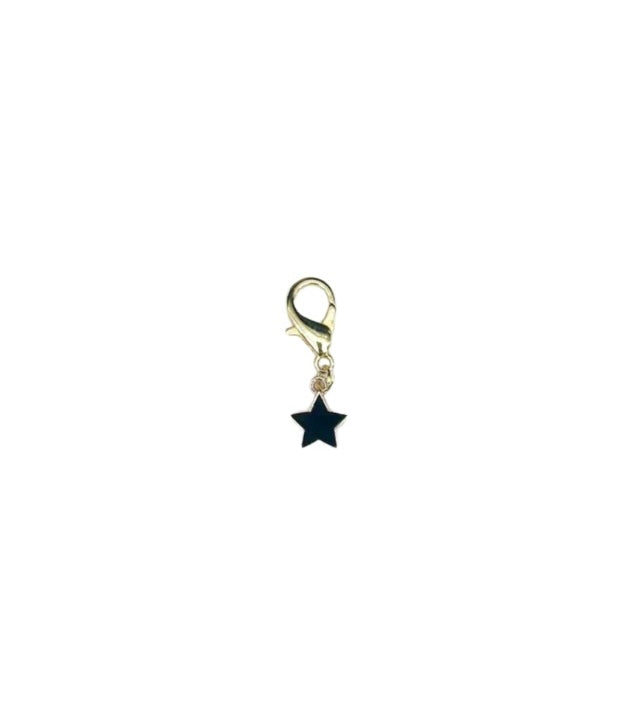 Black Star Shoe Charm