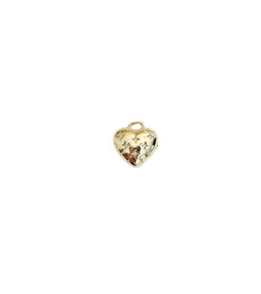 Diamond Heart Charm