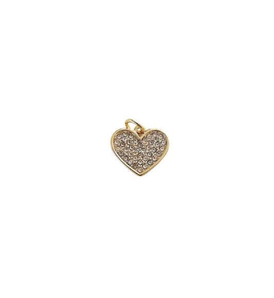 Diamond Heart Charm