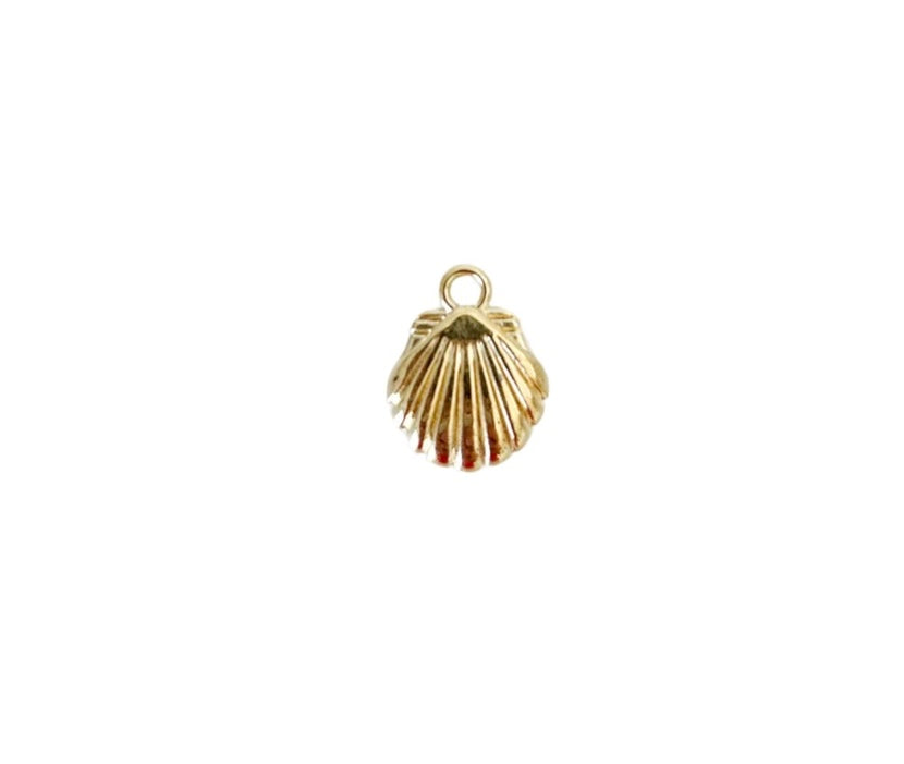 Gold Sea Shell Charm