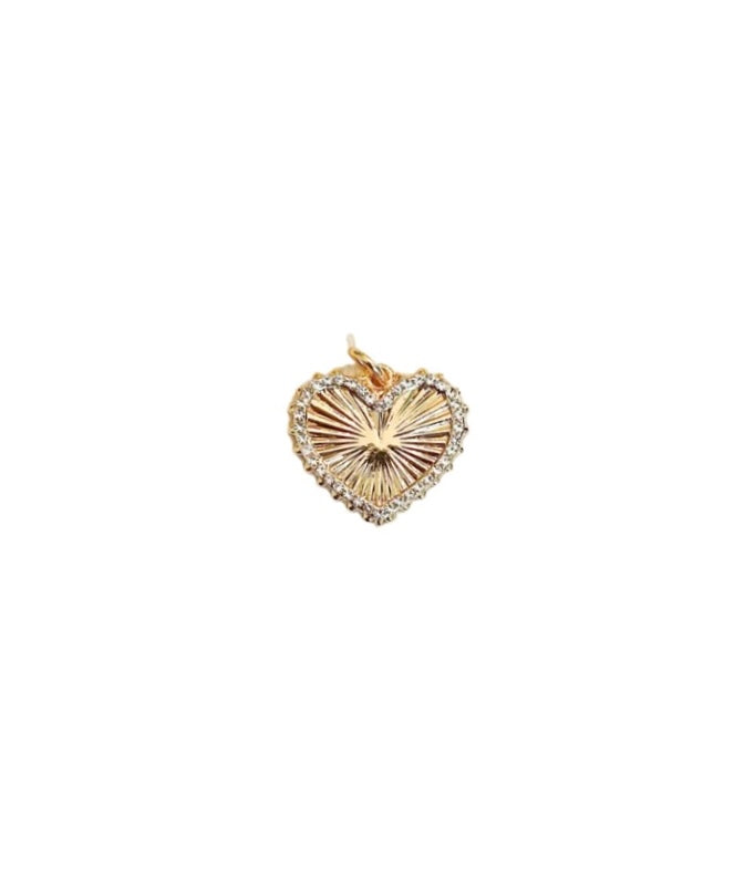 Gold heart Charm