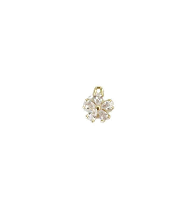 Diamond Flower Charm