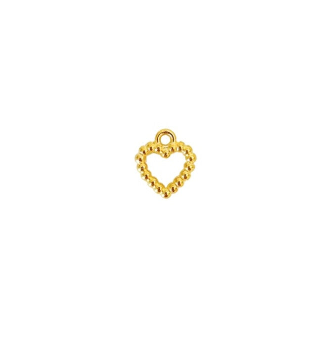 Gold Heart Charm