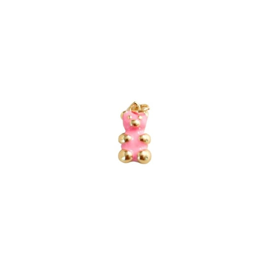 Pink Bear Charm